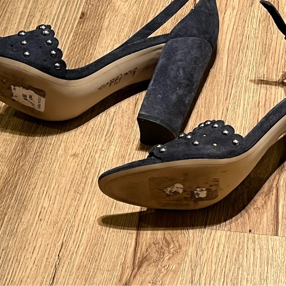 Sam Edelman navy suede sandals - Picture 3 of 7